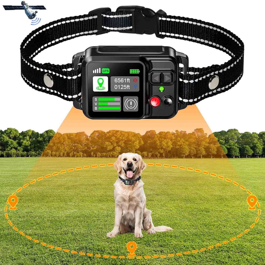 GPS Wireless Dog Fence System – Rechargeable GPS Containment Collar