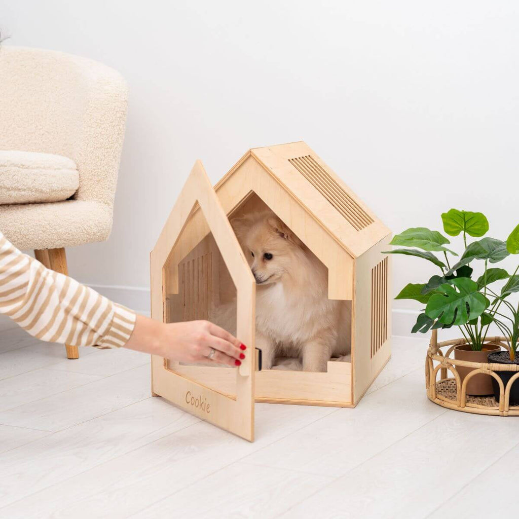 Small Indoor Dog House! My dog has better home decor than me now 😭 !